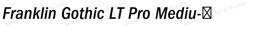 Franklin Gothic LT Pro Mediu字体转换